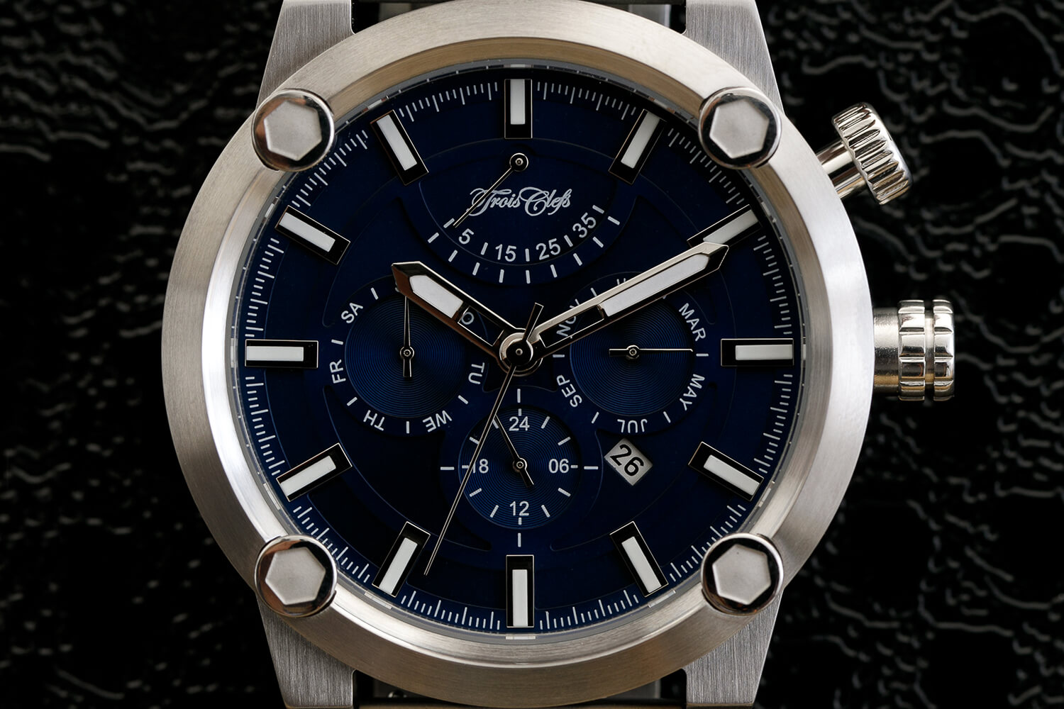 ブラック×シルバー – メタル＆革セット | トワクレ｜Trois Clefs